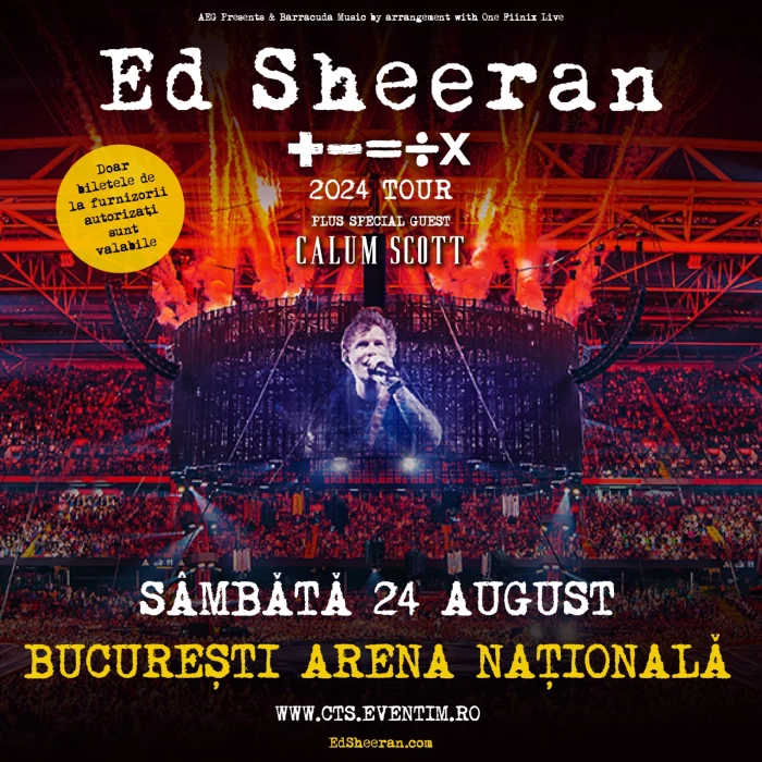 Prețuri bilete concert Ed Sheeran. Anunț făcut de organizatori