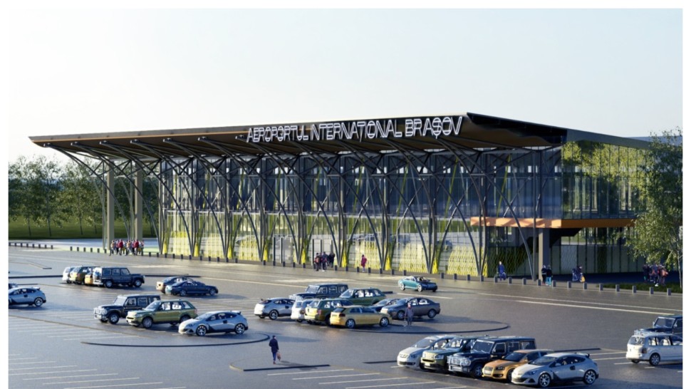 Calea ferată spre aerogară mai scumpă decât Aeroportul Brașov. Când va fi gata