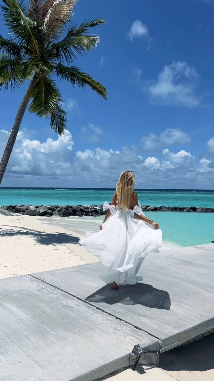 Amme și-a donat toate hainele în vacanța din Maldive