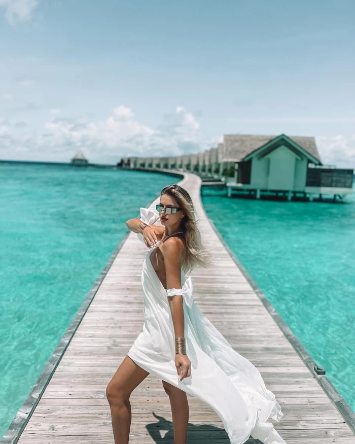 Amme și-a donat toate hainele în vacanța din Maldive
