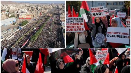 Reuters Musulmanii protestează în întreaga lume pentru a cere încetarea campaniei israeliene din Gaza