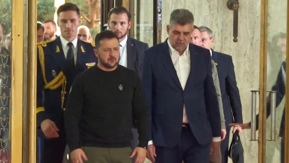 Volodimir Zelenski în România. Ce i-a cerut premierul Ciolacu președintelui ucrainean