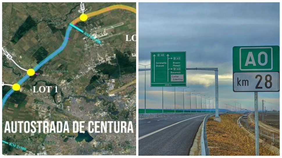 Se inaugurează 19 km din Autostrada de Centură București cu 7 luni mai devreme Se va circula însă doar pe 10 km din A0
