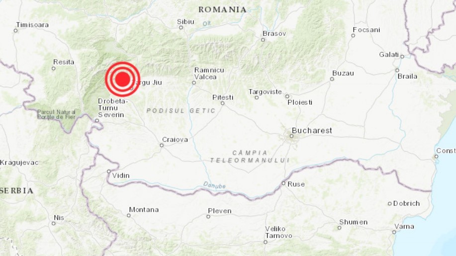 Cutremur de 42 grade în zona Gorj. Este cel mai puternic din luna noiembrie