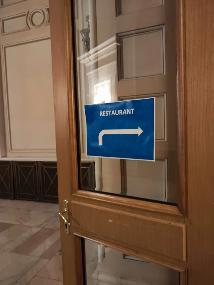 Restaurantul din Palatul Parlamentului