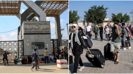 Primii evacuați părăsesc Fâșia Gaza. Granița cu Egipt s-a deschis pentru răniți și străini dar nu și pentru cetățenii români