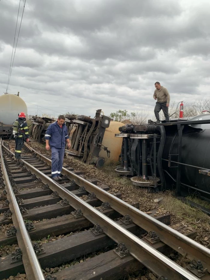 Accident feroviar în Arad