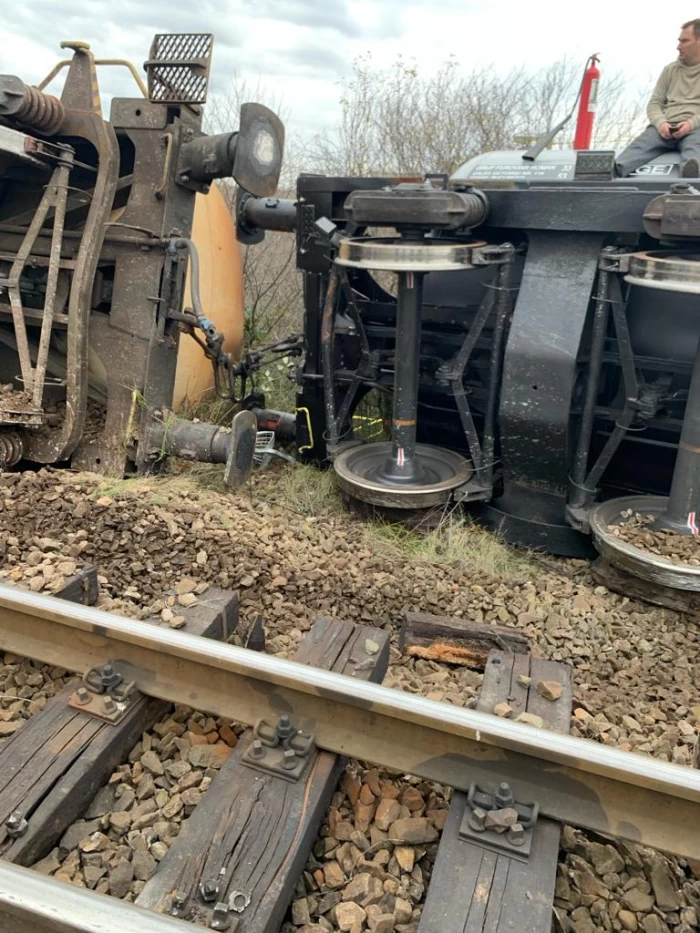 Accident feroviar în Arad