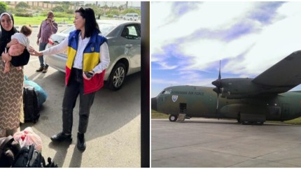 Avionul trimis de MApN să evacueze românii din Gaza s-a stricat. Cetățenii au ajuns într-un final în țară