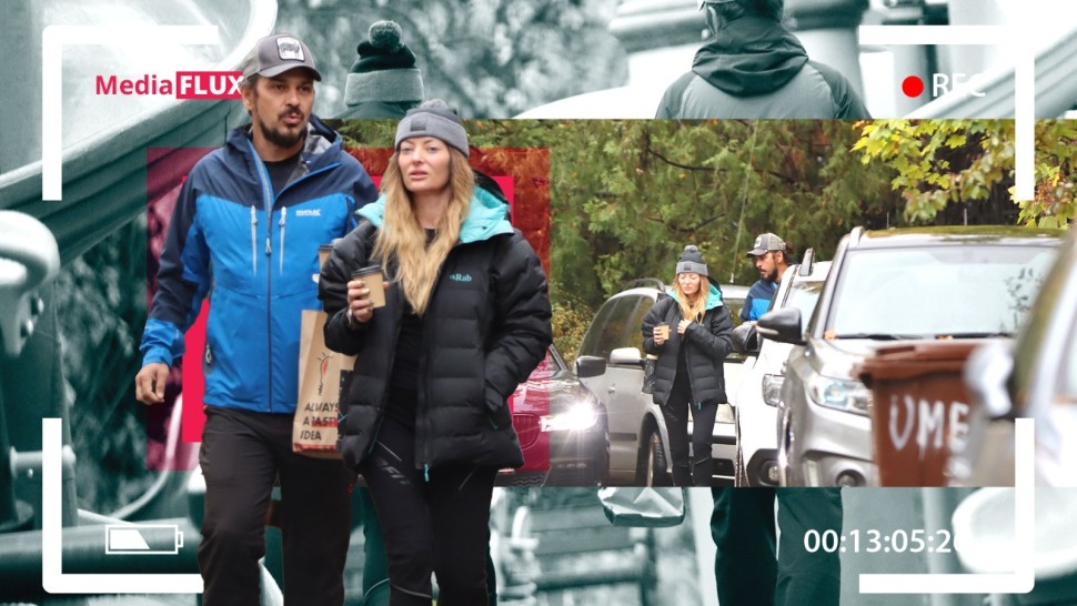 Și bogații mănâncă fast-food câteodată Delia Matache și Răzvan Munteanu lungul drum spre casă cu o mare plasă...de mâncare | FOTO și VIDEO PAPARAZZI