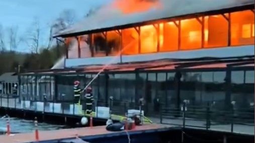 Incendiu la restaurantul Taverna Racilor a lui Pescobar. Locația a ars din temelii | VIDEO