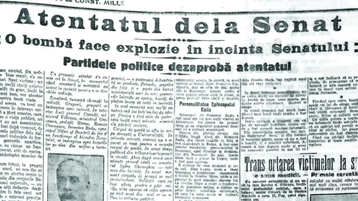 atentat senat ziar