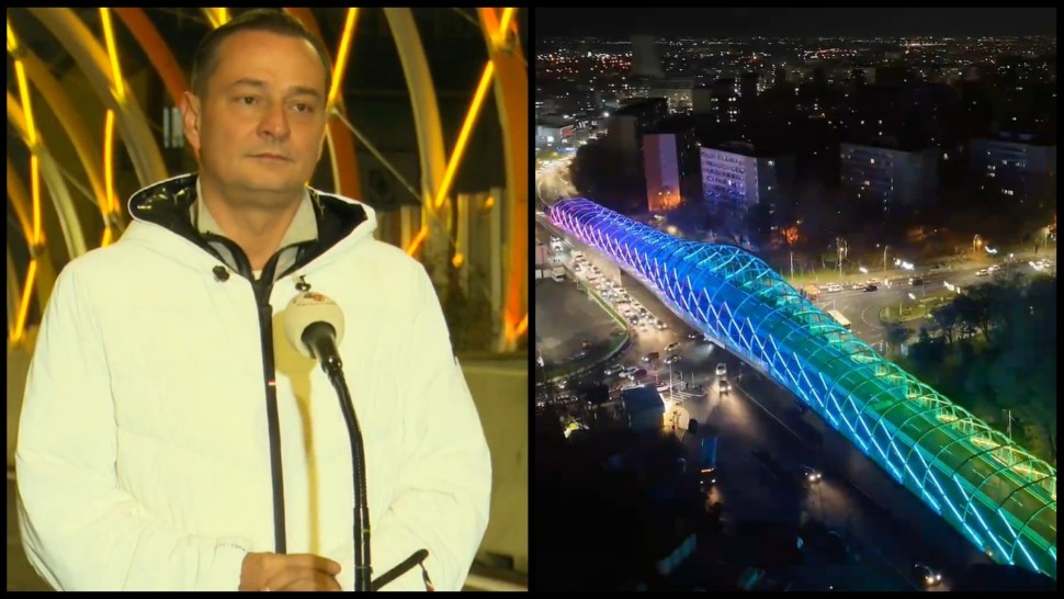 Pasajul Europa Unită inaugurat Daniel Băluță lasă pietonii să se bucure de el înaintea șoferilor Reprezintă o piesă extrem de importantă VIDEO  