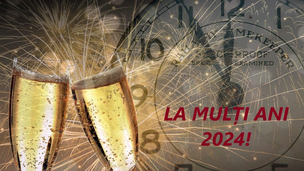 La mulți ani 2024 Echipa Mediaflux vă urează un an bun