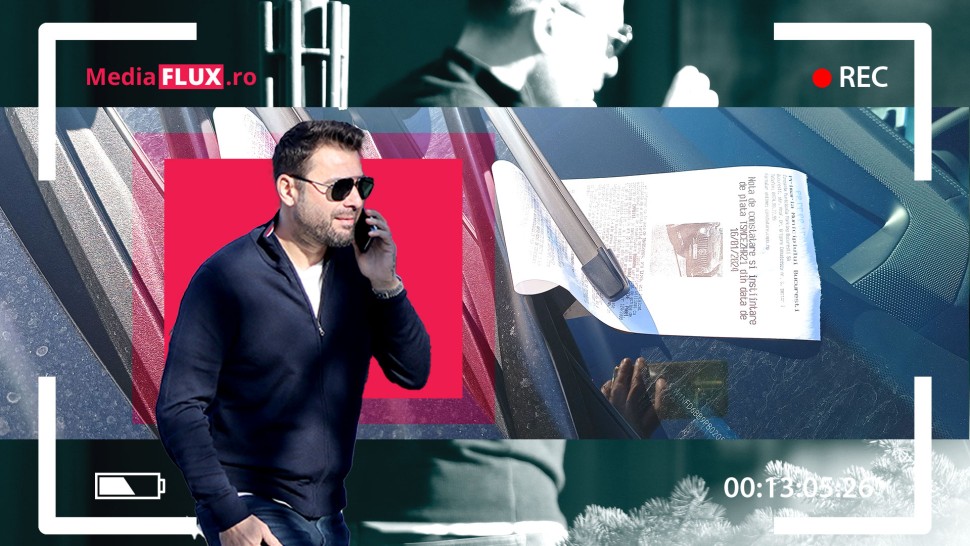 EXCLUSIV PAPARAZZI Adrian Mutu a tras lozul cel mare dar s-a ales cu o amendă de parcare | FOTO și VIDEO