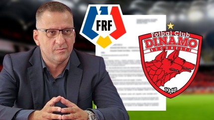 Dinamo București ar putea retrograda în acest an. FRF a sancționat-o drastic