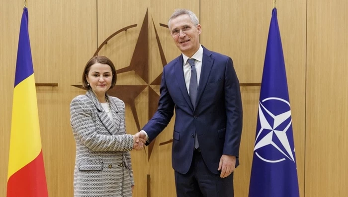 Luminița Odobescu, întrevedere cu Jens Stoltenberg
