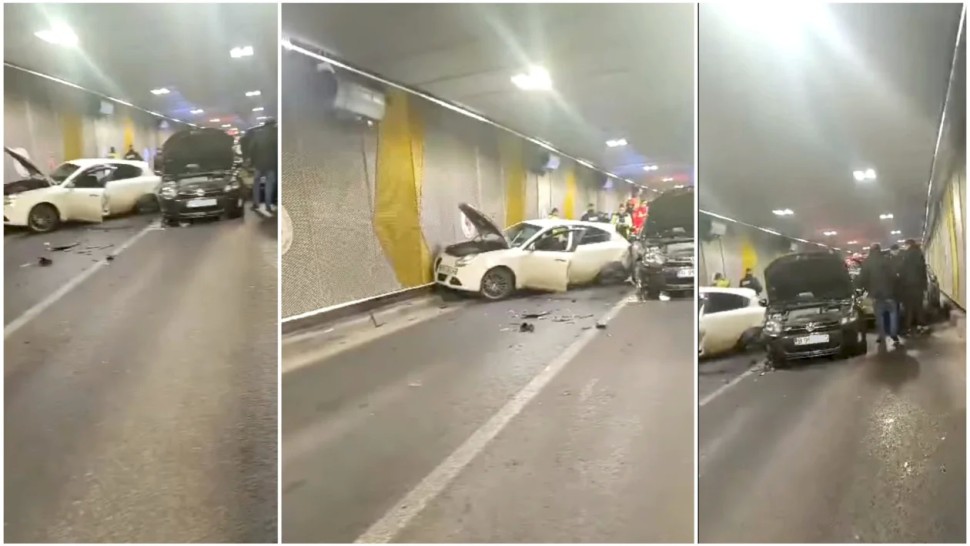 Carambol în Pasajul Unirii din București chiar de Ziua Unirii Mai multe mașini s-au unit într-un accident soldat cu victime