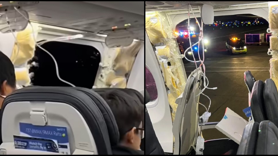 Incident aviatic cu un Boeing 737 MAX sute de aeronave vor fi verificate. Un panou dintr-un avion a explodat la câteva minute după decolare VIDEO