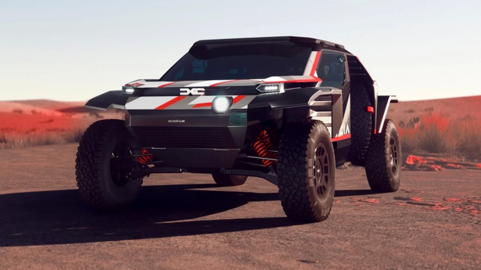 Cum arată vehiculul construit de Dacia pentru Raliul Dakar. Va fi pilotat de francezul Sebastien Loeb