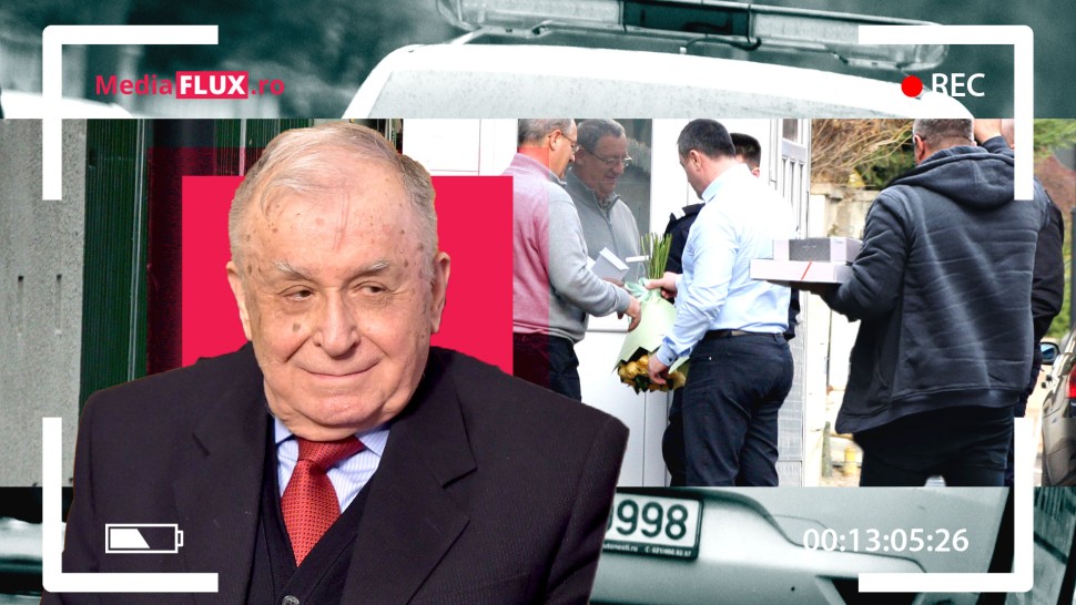 EXCLUSIV IMAGINI. Petrecerea lui Ion Iliescu de Sfântul Ion. Ce cadouri a primit Nea Nelu și ce invitați a avut la 94 de ani FOTO  VIDEO