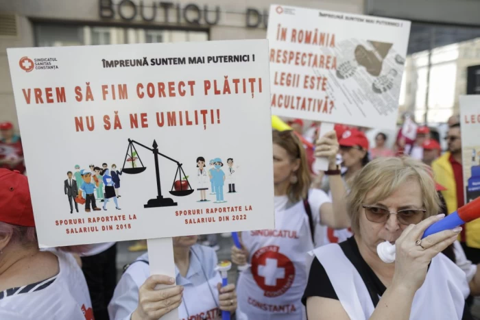 Protest SANITAS, grevă în sănătate