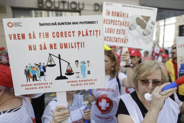 Protest SANITAS, grevă în sănătate