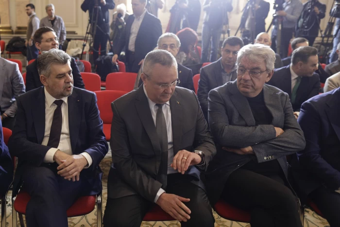 Marcel Ciolacu și Nicolae Ciucă, coaliția PSD și PNL