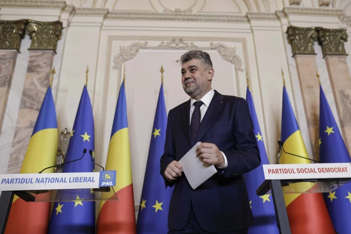 Marcel Ciolacu și Nicolae Ciucă, coaliția PSD și PNL