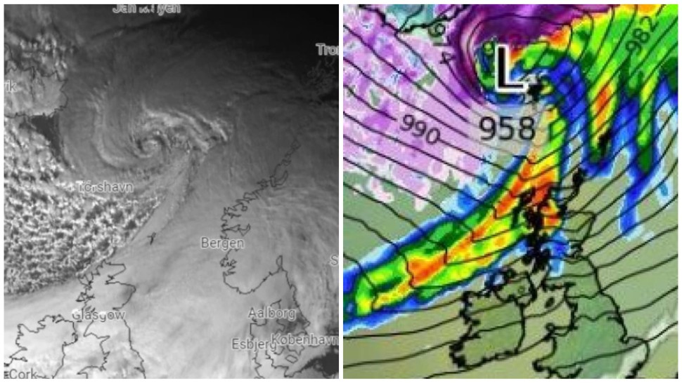 Cod roșu și portocaliu de condiții meteorologice severe în Europa Furtuna Ingunn cea ma puternică din ultimii 30 de ani. Avertismentul MAE
