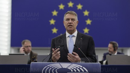 Klaus Iohannis discurs în Parlamentul European. Lobby pentru sine să ocupe o demnitate la UE | UPDATE