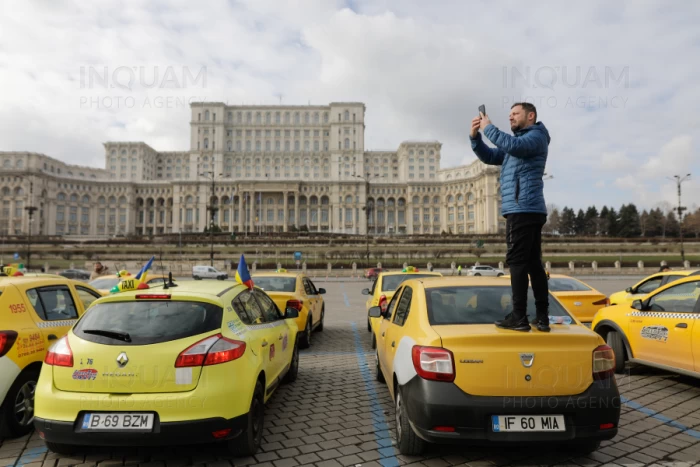 Proteste și ale taximetriștilor