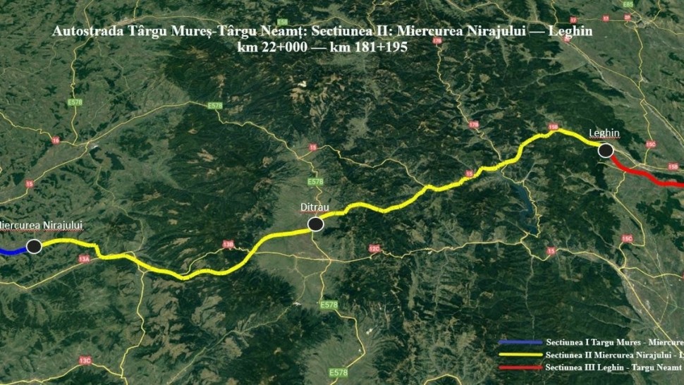 Sorin Grindeanu start pentru încă un sector de drum de pe A8. Lucrările vor dura 30 de luni