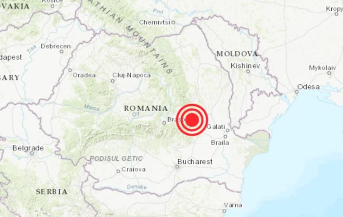 Cutremur în România miercuri, 24 aprilie