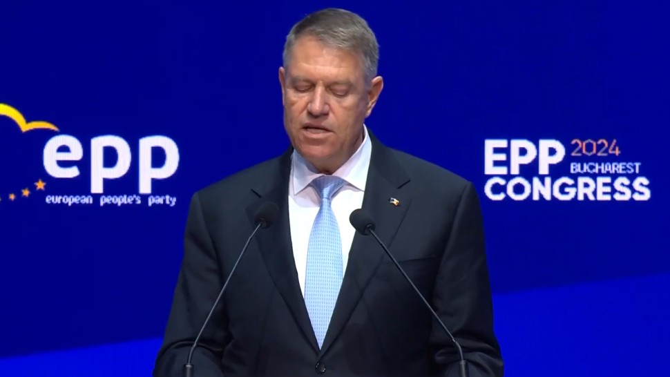 Anunțul făcut de Klaus Iohannis în cadrul Congresului PPE. Președintele a vorbit în două limbi Bine ați venit la București