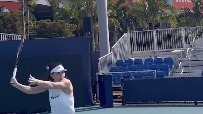 Simona Halep primele imagini de la antrenamentele din Miami. De ce se teme sportiva
