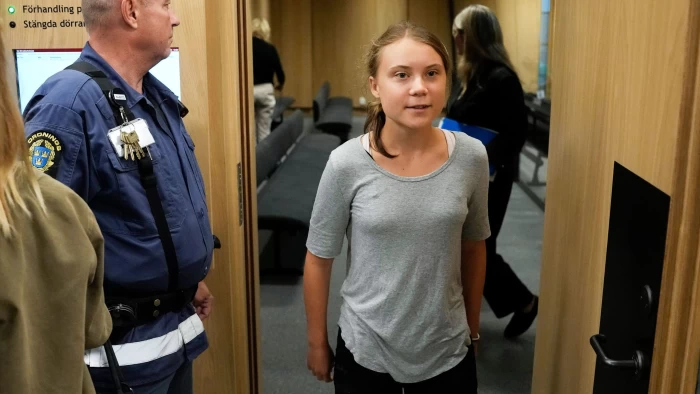 Greta Thunberg arestată în Olanda