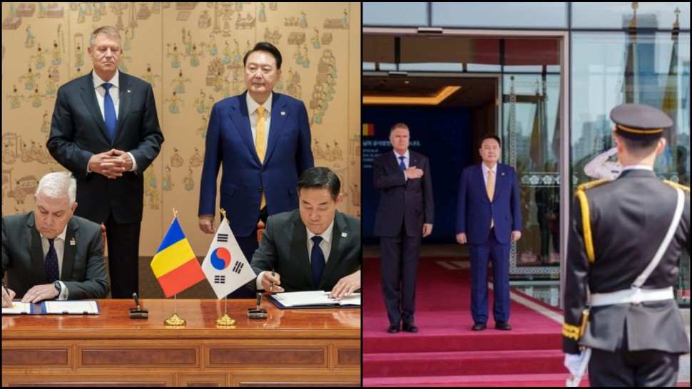 Iohannis primit de președintele sud-coreean Yoon Suk Yeol. Coreea de Sud și România cooperează în domeniul apărării. Achiziții de obuziere K9