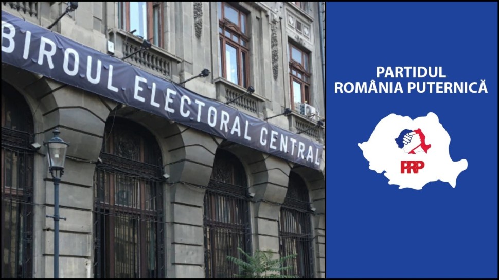 Biroul Electoral Central respinge înregistrarea semnului electoral al Partidul România Puternică