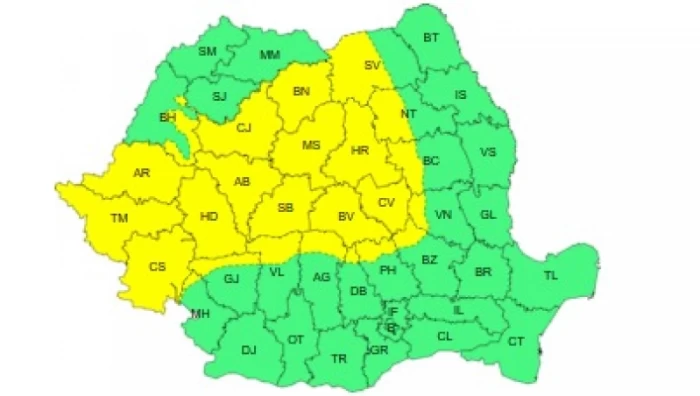 Cod galben de vreme rea