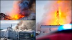 Un incendiu a izbucnit la vechiul sediu al Bursei de Valori din Copenhaga. Turla clădirii din 1625 s-a prăbușit | FOTO și VIDEO