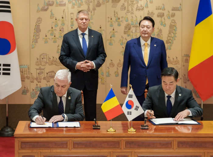 Iohannis, primit de președintele sud-coreean Yoon Suk Yeol. Coreea de Sud și România cooperează în domeniul apărării. Achiziții de obuziere K9
