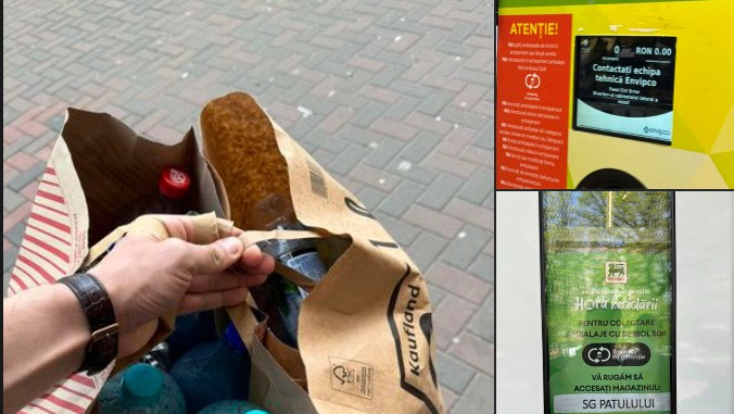 Un profesor din București supărat că nu poate returna sticlele de plastic prin ReturRO Urmează Săptămâna Verde. Voi face o altfel de activitate cu elevii