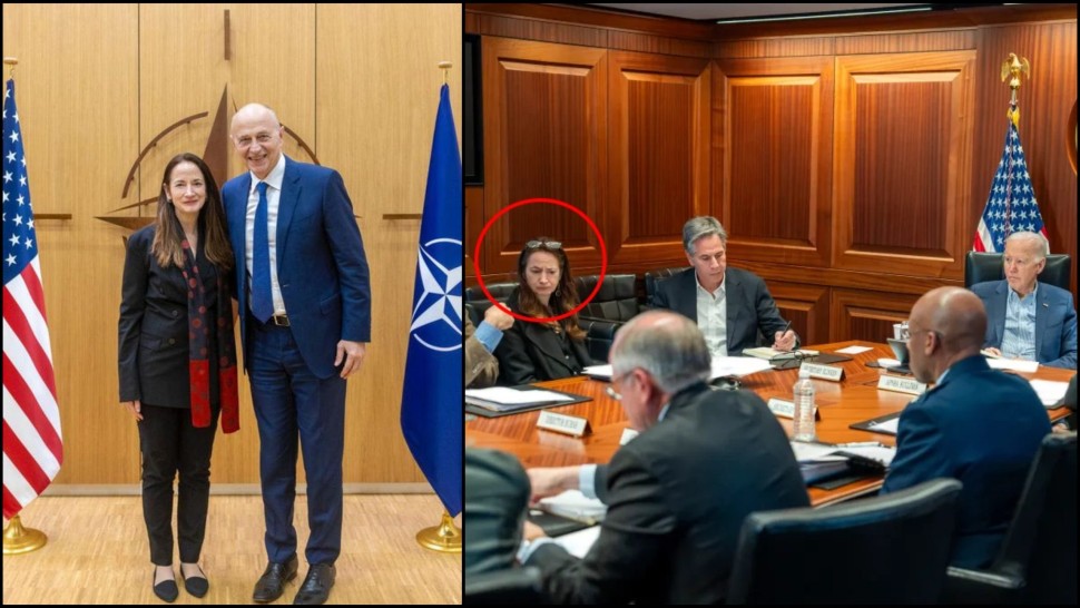 Mircea Geoană întâlnire la cel mai înalt nivel cu Avril Haines șefa Comunității de Informații a Statelor Unite înaltul oficial guvernamental membru al Situation Room