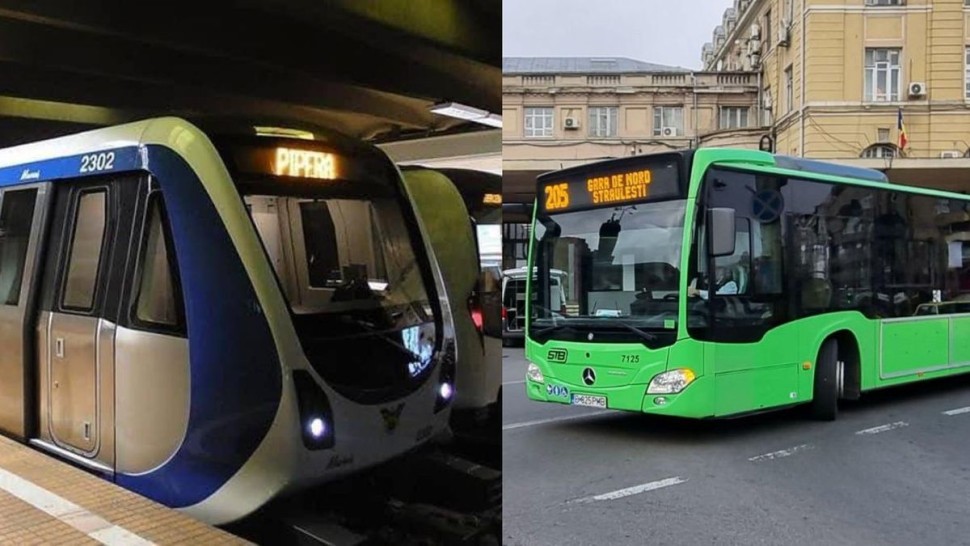 Programul transportului în comun de 1 Mai și de Paște în București. Program complet pentru metrou și STB