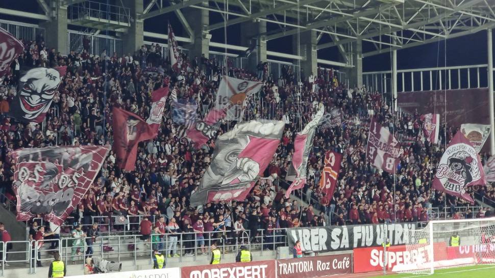 Sancțiuni dure pentru FC Rapid înaintea meciului cu FCSB. Stadion parțial închis și amendă