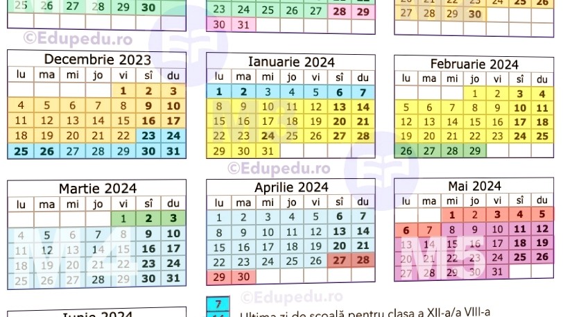 Când vor începe elevii școala. Calendarul ultimului modul din anul școlar 2023-2024