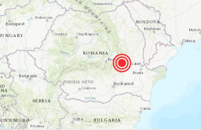 cutremur în zona Vrancea
