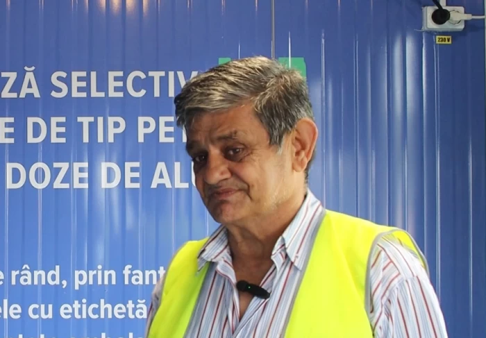 Gheorghe Florea, angajat RVM, sursa foto Mediaflux.ro