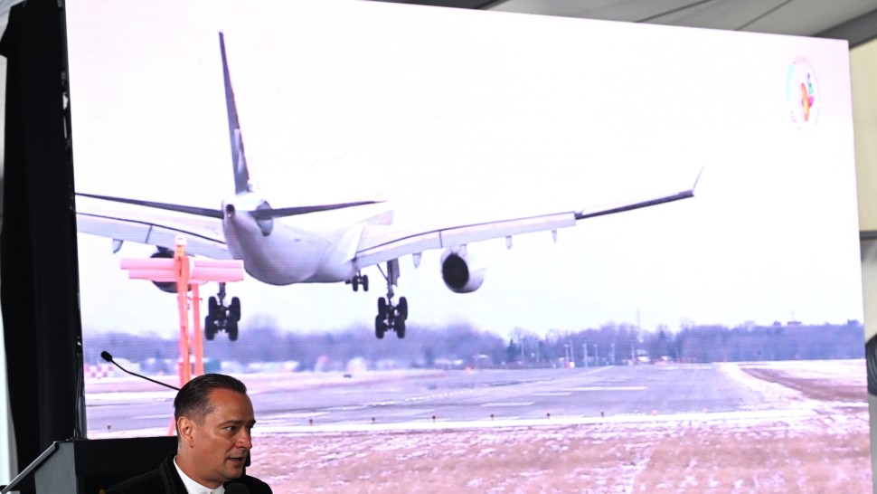 Aeroportul București Sud va deservi peste 11 milioane de pasageri. Daniel Băluță Ceea ce am început de acum un an ca idee ca dorință astăzi prinde contur